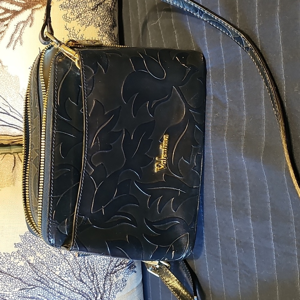 Women Small Handbag Navy Blue